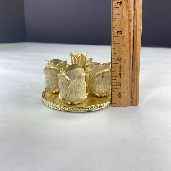 Vintage Avon Golden Vanity Rose Lipstick Holder - Picture 12 of 12